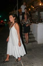 GAL GADOT Out for Dinner in Tel Aviv 08/22/2021