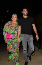 GEMMA COLLINS at Novikov in London 08/21/2021