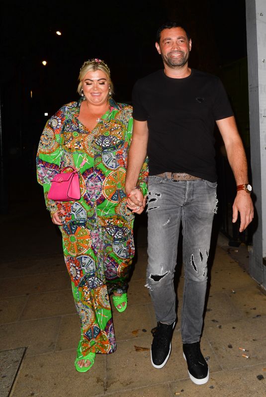GEMMA COLLINS at Novikov in London 08/21/2021