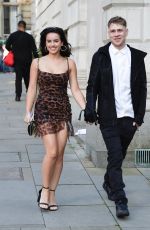GEORGIA MAY FOOTE and Chris Evans Out in Manchester 08/22/2021