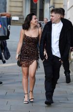 GEORGIA MAY FOOTE and Chris Evans Out in Manchester 08/22/2021