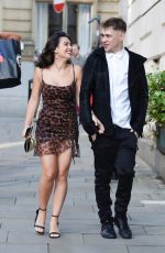 GEORGIA MAY FOOTE and Chris Evans Out in Manchester 08/22/2021