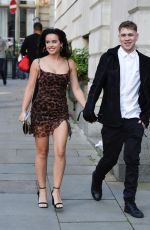 GEORGIA MAY FOOTE and Chris Evans Out in Manchester 08/22/2021
