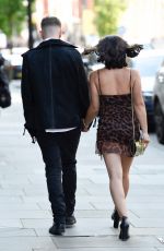 GEORGIA MAY FOOTE and Chris Evans Out in Manchester 08/22/2021