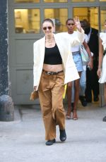 GIGI HADID Out in New York 08/28/2021