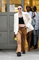 GIGI HADID Out in New York 08/28/2021