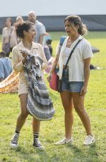 GINA RODRIGUEZ and LIZA KOSHY on the Set of Players in Brooklyn 08/02/2021