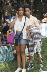 GINA RODRIGUEZ and LIZA KOSHY on the Set of Players in Brooklyn 08/02/2021