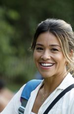 GINA RODRIGUEZ and LIZA KOSHY on the Set of Players in Brooklyn 08/02/2021