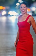 GINA RODRIGUEZ on the Set of Players in New York 08/05/2021