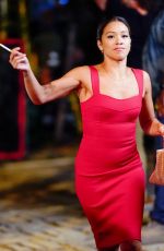 GINA RODRIGUEZ on the Set of Players in New York 08/05/2021