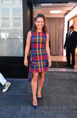 GINGER ZEE Aririves at a Studios in New York 08/04/2021