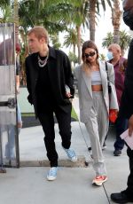 HAILEY and Jusin BIEBER Arrives for a Churc Service in Beverly Hills 08/25/2021