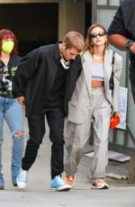 HAILEY and Jusin BIEBER Arrives for a Churc Service in Beverly Hills 08/25/2021