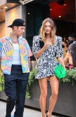 HAILEY and Justin BIEBER at a Dinner Date in Beverly Hills 08/24/2021