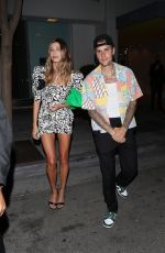 HAILEY and Justin BIEBER at a Dinner Date in Beverly Hills 08/24/2021