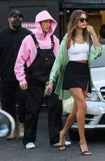 HAILEY and Justin BIEBER at Il Pastaio in Beverly Hills 08/20/2021