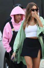 HAILEY and Justin BIEBER at Il Pastaio in Beverly Hills 08/20/2021