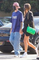 HAILEY and Justin BIEBER Out in Malibu 08/06/2021