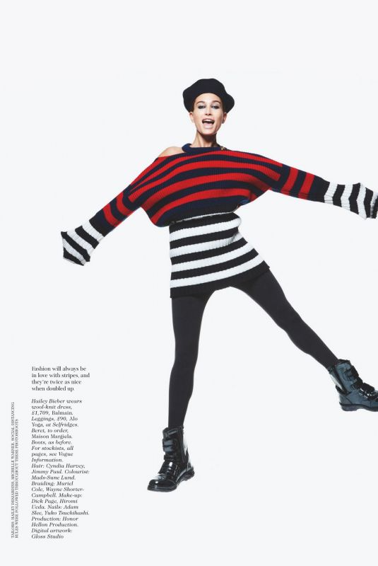 HAILEY BIEBER for Vogue Magazine, UK September 2021