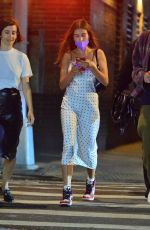 HAILEY BIEBER Night Out in New York 08/18/2021