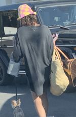 HAILEY BIEBER Out with Her Dog in Santa Barbara 08/06/2021