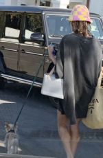 HAILEY BIEBER Out with Her Dog in Santa Barbara 08/06/2021