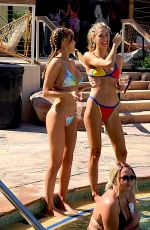 HALEY KALIL in Bikii at Elia Beach Club in Las Vegas 08/29/2021
