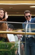 HAYLEY ATWELL and Tom Cruise on the Set of Mission Impossible 7 in Grand Central Shopping Centre in Birmingham 08/24/2021