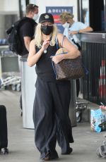 HEATHER LOCKLEAR at LAX Airport in Los Angeles 08/22/2021