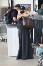 HEATHER LOCKLEAR at LAX Airport in Los Angeles 08/22/2021