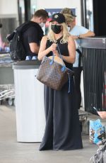 HEATHER LOCKLEAR at LAX Airport in Los Angeles 08/22/2021