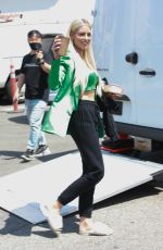 HEATHER RAE YOUNG on the Set of Selling Sunset in West Hollywood 08/12/2021