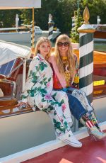 HEIDI and LENI KLUM Arrives at Hotel Excelsior in Venice 08/27/2021
