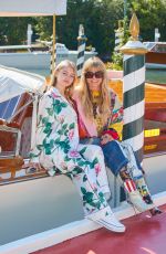 HEIDI and LENI KLUM Arrives at Hotel Excelsior in Venice 08/27/2021