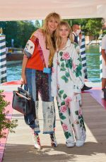 HEIDI and LENI KLUM Arrives at Hotel Excelsior in Venice 08/27/2021
