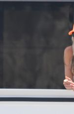 HEIDI and LENI KLUM in Bikinis at a Yacht in Capri 07/31/2021