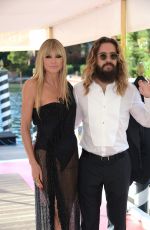 HEIDI KLUM and Tom Kaulitz Out in Venice 08/29/2021