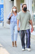 HEIDI KLUM and Tom Kaulitz Shopping on Rodeo Dr. in Beverly Hills 08/16/2021