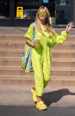 HEIDI KLUM Out and About in Los Angeles 08/10/2021