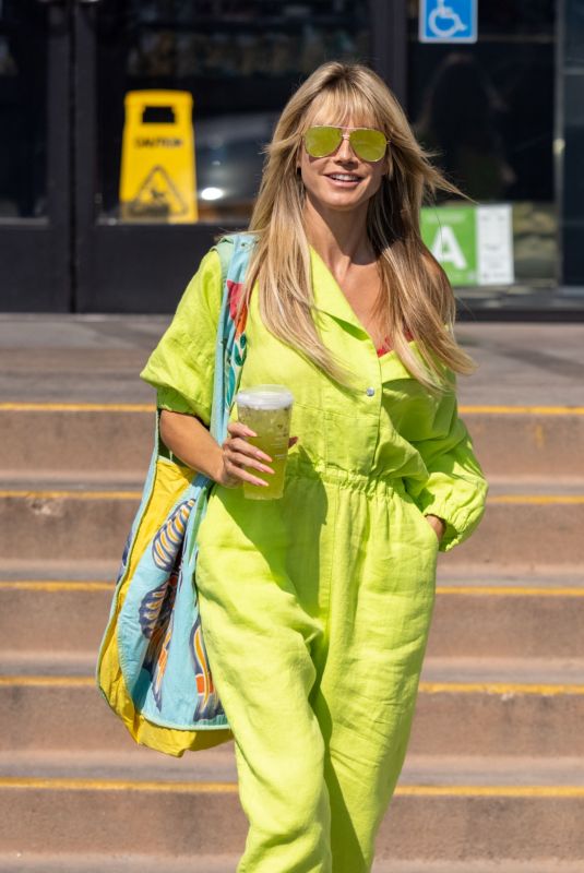 HEIDI KLUM Out and About in Los Angeles 08/10/2021