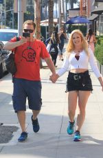 HEIDI MONTAG and Spencer Pratt Out in Beverly Hills 08/17/2021