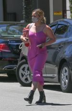 HILARY DUFF Out in Beverly Hills 08/02/2021
