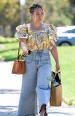 HILARY DUFF Out Shopping in Los Angeles 08/02/2021