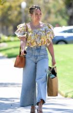 HILARY DUFF Out Shopping in Los Angeles 08/02/2021