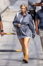 ILIZA SHLESINGER Arrives at Jimmy Kimmel Live in Los Angeles 08/25/2021