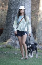 JAMIE CHUNG Out with her Dog in Los Angeles 08/24/2021
