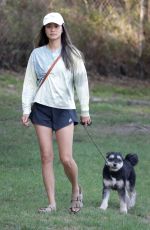 JAMIE CHUNG Out with her Dog in Los Angeles 08/24/2021