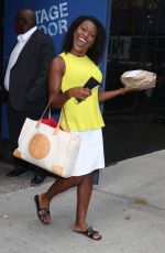 JANAI NORMAN Leaves Good Morning America in New York 08/30/2021