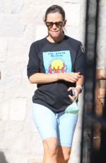 JENNIFER GARNER at Her New House in Construction in Brentwood 08/04/2021